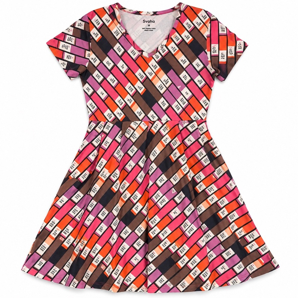 Svaha Periodic Table Dress M Organic Cotton Chemistry STEM Science Teacher